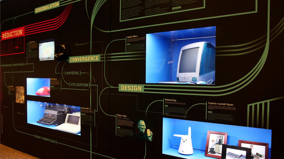 The exhibition "Programmed Disappearance", now at the Bolo Museum.