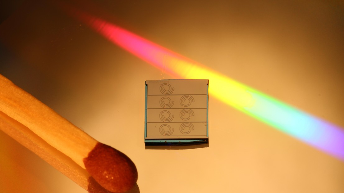 An optical microresonator © 2014 EPFL/Tobias Kippenberg