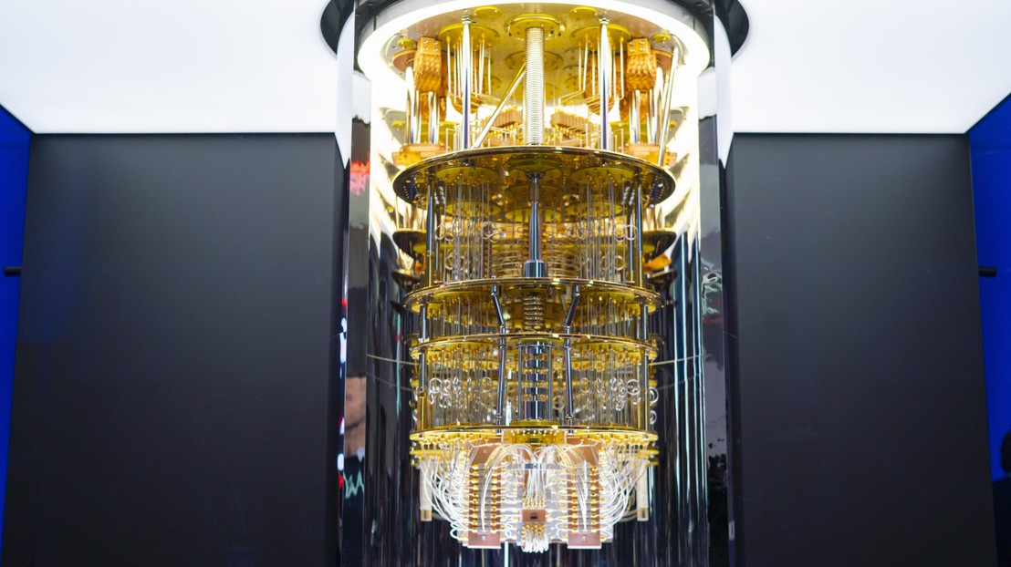 The IBM Q computer at CES 2020 (Credit: IBM) The IBM Q computer at CES 2020 (Credit: IBM)