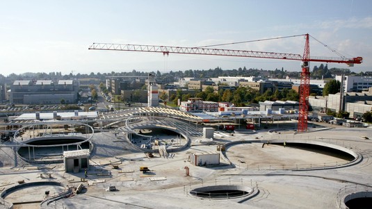 Construction of the RLC © Alain Herzog / EPFL 2010