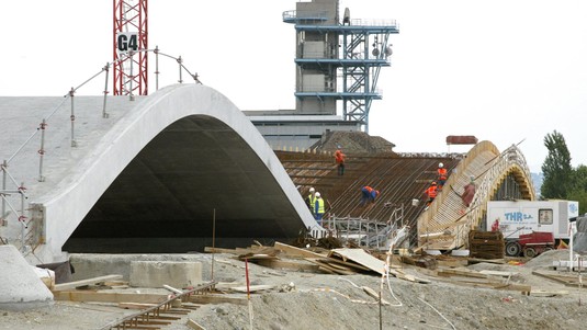 Construction of the RLC © Alain Herzog / EPFL 2010