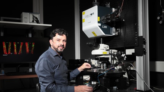 Brian McCabe, Direktor des Laboratory of Neural Genetics and Disease und Professor am Institut für Neurowissenschaften der EPFL ©  EPFL / Alain Herzog