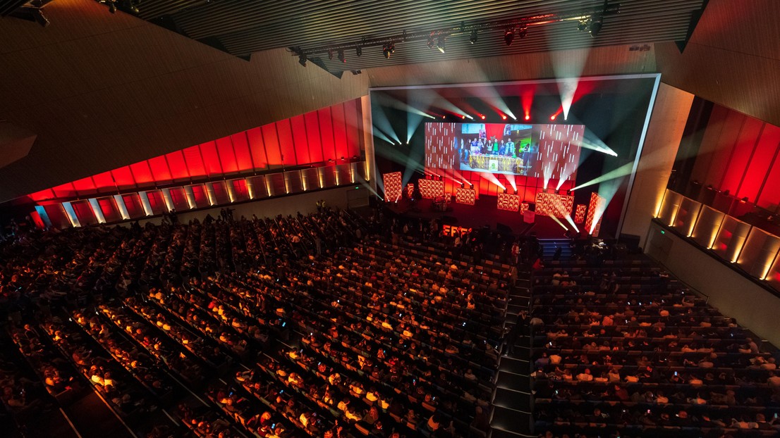 Graduation ceremony 2021 at EPFL. ©Elyes Zribi