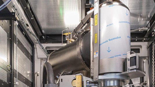 A detail of the Titan Cryos microscope. © UNIL / Fabrice Ducrest