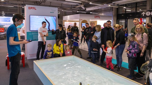 The EPFL stand at the BEA fair in Bern.  2022 EPFL/ Alain Herzog- CC-BY-SA 4.0