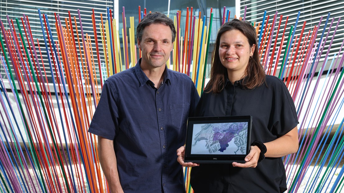 Stéphane Joost and Noemi Romano. 2022 EPFL/ Alain Herzog- CC-BY-SA 4.0 Stéphane Joost and Noemi Romano. 2022 EPFL/ Alain Herzog- CC-BY-SA 4.0