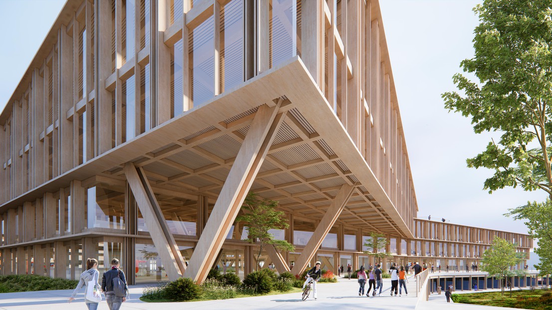 Computer image of the winners 3XN | GXN and Itten+Brechbühl. 2022 EPFL/Unknown- CC-BY-SA 4.0 Computer image of the winners 3XN | GXN and Itten+Brechbühl. 2022 EPFL/Unknown- CC-BY-SA 4.0