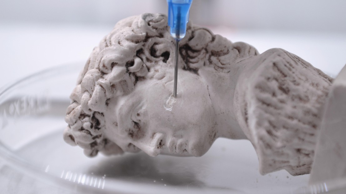 The method could be used to restore damaged artworks. 2023 EPFL/ Eva Baur- CC-BY-SA 4.0 The method could be used to restore damaged artworks. 2023 EPFL/ Eva Baur- CC-BY-SA 4.0
