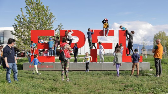 Recreational moment for the many children who came this weekend 2023 EPFL / Muriel Gerber  - CC-BY-SA 4.0