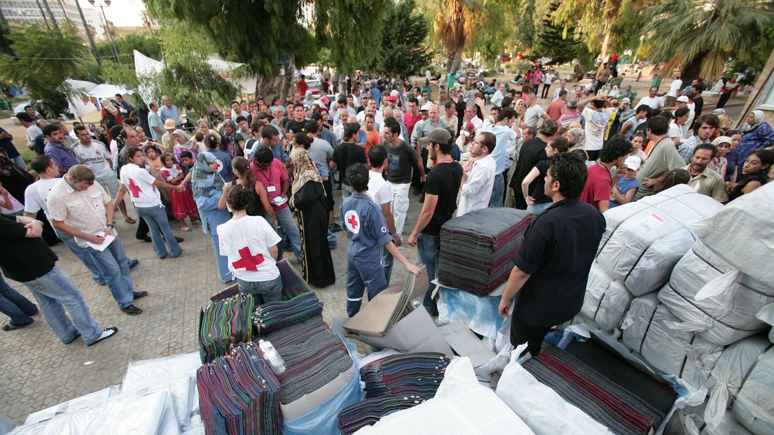 ICRC humanitarian aid distribution. 2023 EPFL / ICRC -CC-BY-SA 4.0