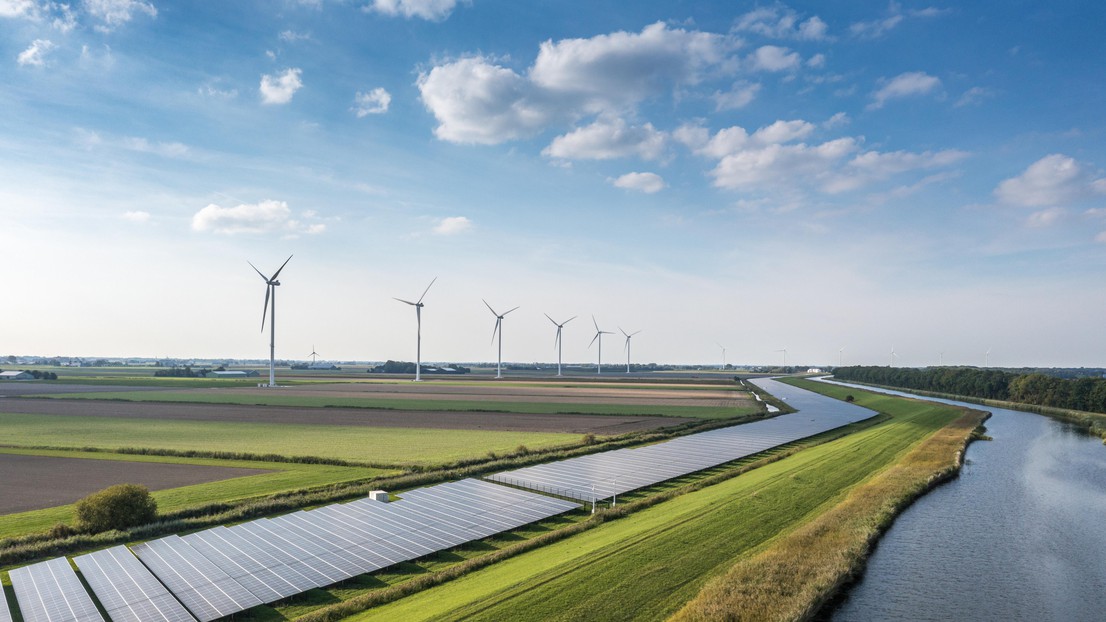 Wind, solar and water energy.© EPFL/Getty Wind, solar and water energy.© EPFL/Getty