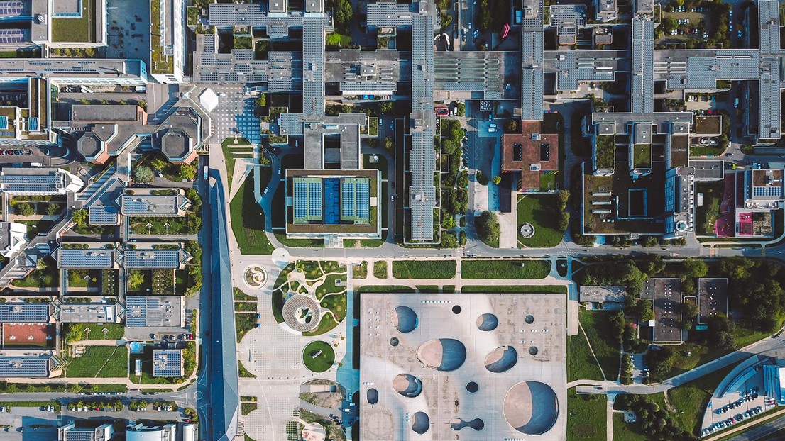 Aerial view of the EPFL campus - EPFL - CC-BY-SA 4.0