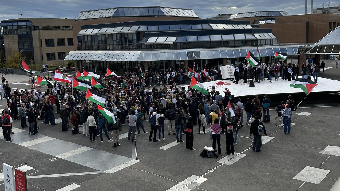 A group of activists occupied an EPFL room on May 7th.