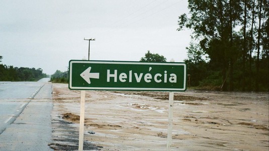 Street sign on main road next to the Quilombo village Helvécia. © Denise Bertschi / 2017