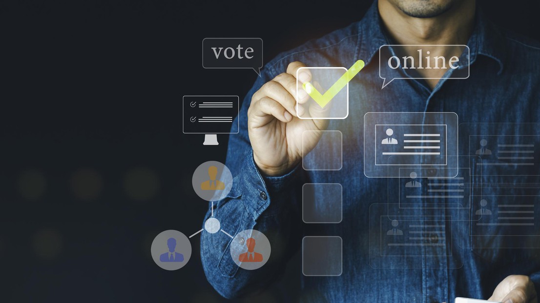 E-voting or online voting concept © 2024 iStock E-voting or online voting concept © 2024 iStock