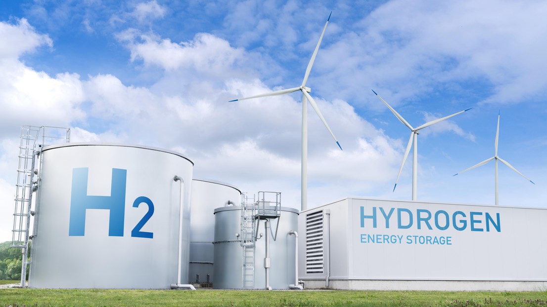 Green hydrogen factory and energy storage concept. © EPFL/iStock(Scharfsinn86) Green hydrogen factory and energy storage concept. © EPFL/iStock(Scharfsinn86)