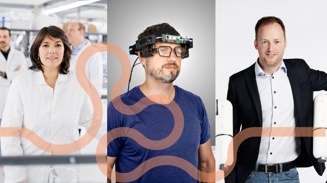 Amélie Béduer, Volumina Medical (©Valentin Flauraud) - Tomas Sluka, CREAL - Michael Friedrich, Distalmotion with the Dexter surgical robot © 2025 VPI/EPFL - CC-BY-SA 4.0