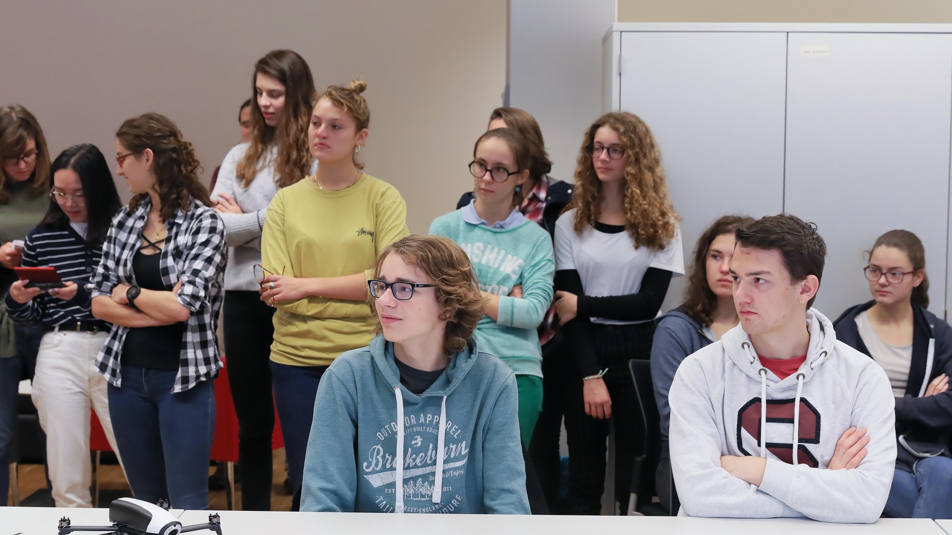 Stage de la section génie électrique et électronique. © 2018 EPFL/Alain Herzog