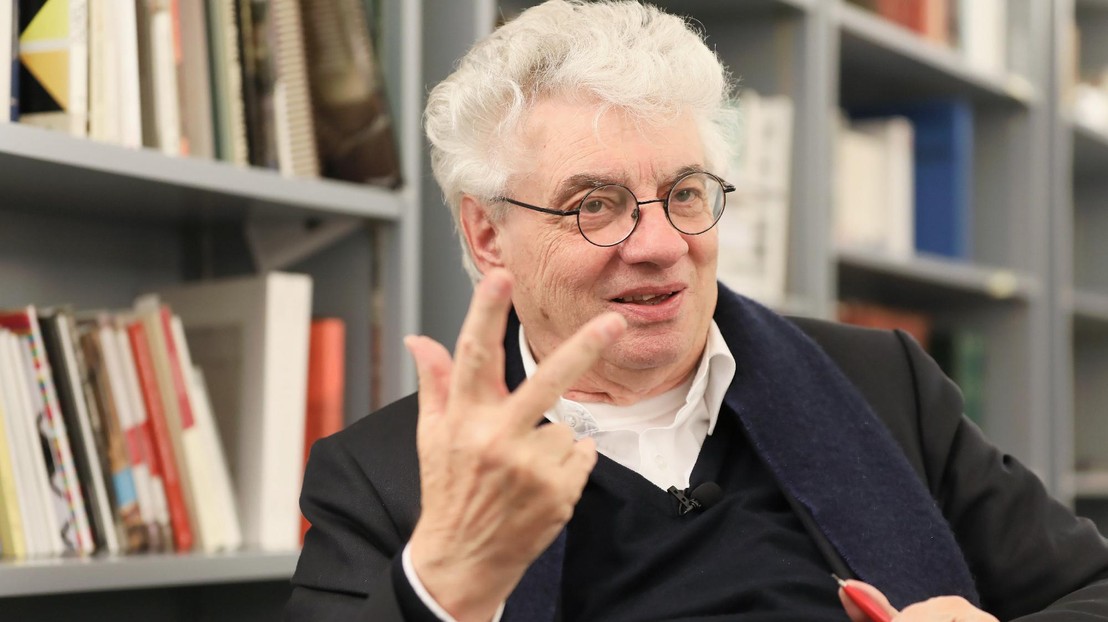 Mario Botta. ©Alain Herzog/EPFL