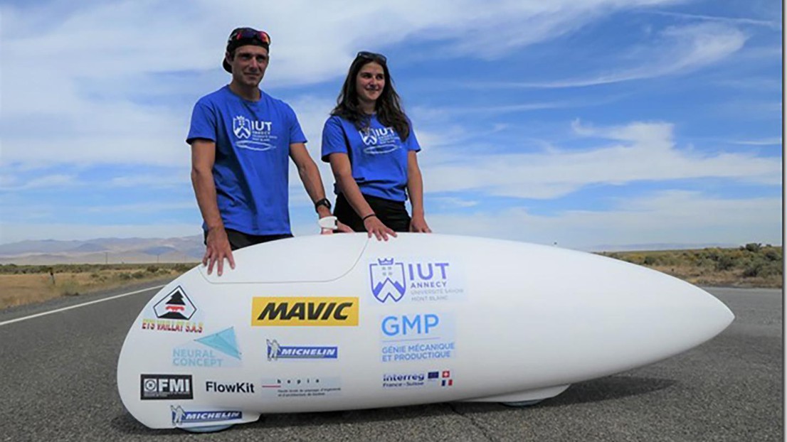 Pilots Fabian Canal and Ilona Peltier © 2019 IUT Annecy Pilots Fabian Canal and Ilona Peltier © 2019 IUT Annecy