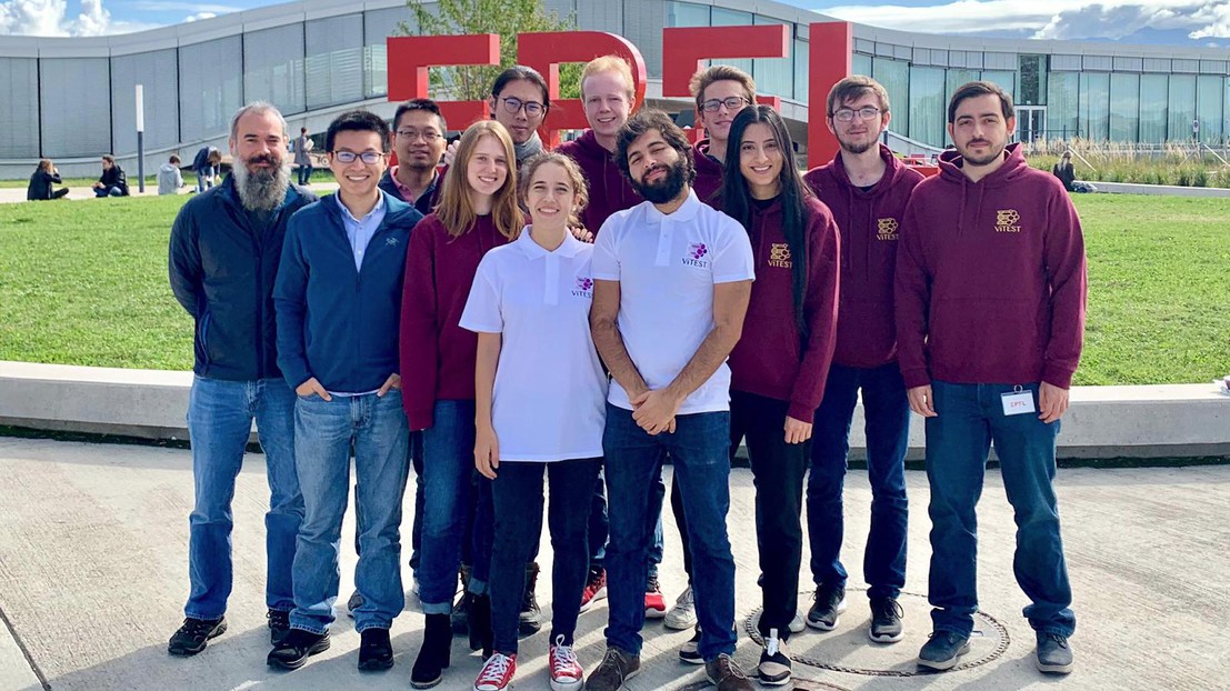 The 2019 EPFL iGEM team. Credit: EPFL The 2019 EPFL iGEM team. Credit: EPFL