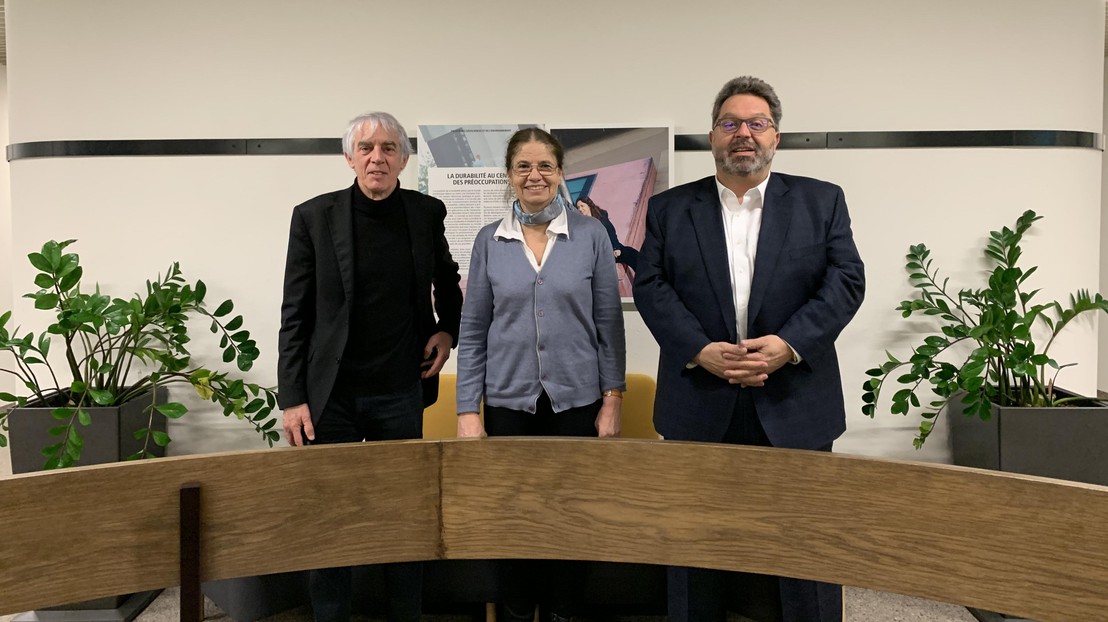 Martin Vetterli (EPFL), Nouria Hernandez (UNIL) and Jean-François Manzoni (IMD). Martin Vetterli (EPFL), Nouria Hernandez (UNIL) and Jean-François Manzoni (IMD).