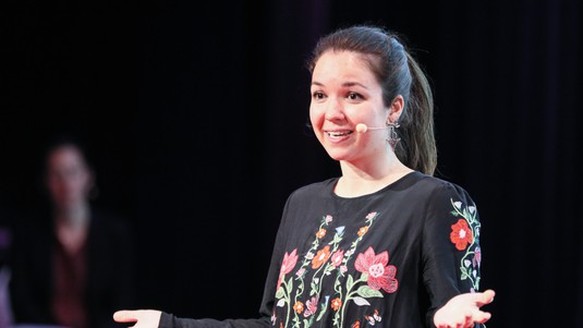 Margaux Larcher, winner of My Thesis in 180 secondes 2020© 2020 Alain Herzog